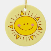 Je bent mijn zonnige gelukkige zonnige dag keramisch ornament (Voorkant)
