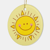 Je bent mijn zonnige gelukkige zonnige dag keramisch ornament (Links)