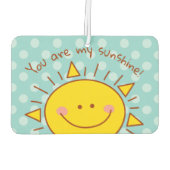 Je bent mijn zonnige gelukkige zonnige dag luchtverfrisser (Achterkant)