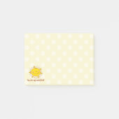 Je bent mijn zonnige gelukkige zonnige dag post-it® notes (Voorkant)