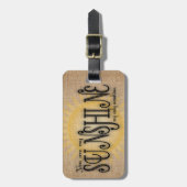 Je bent mijn zonnige op Burlap. Bagagelabel (Voorkant verticaal)