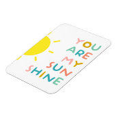 Je bent mijn zonnige pastels magneet (Linkerzijde)