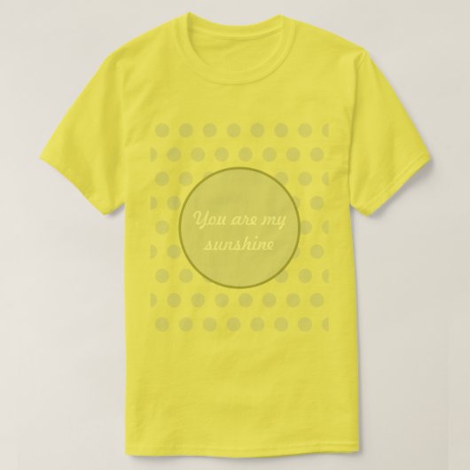 Je bent mijn zonnige pokstip T-shirt (Butter) (Design voorkant)