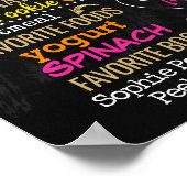 Je bent mijn zonnige verjaardagsbord... poster (Hoek)