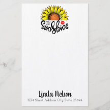 Je bent mijn zonnige zonnebloem op maat