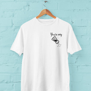Je bent mijn zout, Schattige, BFF, koppel matching T-shirt