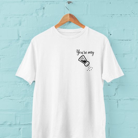 Je bent mijn zout, Schattige, BFF, koppel matching T-shirt