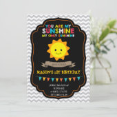 Je bent m'n uitnodiging voor zonneschijn. (Staand voorkant)