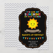 Je bent m'n uitnodiging voor zonneschijn. (Voorkant / Achterkant)