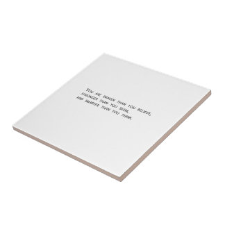 Je bent moedig dan je gelooft tegeltje