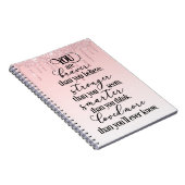 Je bent moedig, sterker, slimmer, geliefd ... notitieboek (Rechterzijde)