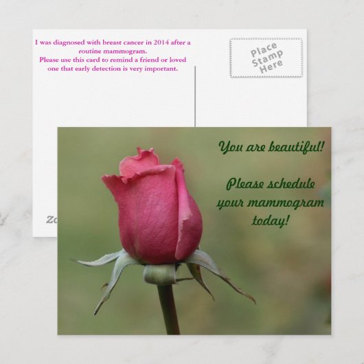 Je bent mooi! briefkaart (Voorkant / Achterkant)