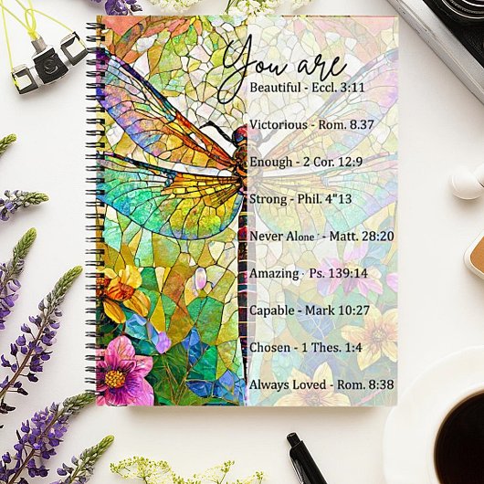 Je bent mooi...Glazen in lood libel Notitieboek