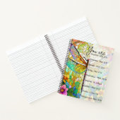 Je bent mooi...Glazen in lood libel Notitieboek (Binnen)