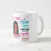 Je bent mooi nooit alleen bidden Christelijk wo Grote Koffiekop (Voorkant rechts)