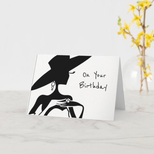 **** JE BENT MOOI**** VERJAARDAGSWENSEN KAART (Gele Bloem)