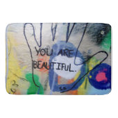 Je bent mooie graffiti badmat (Voorkant)