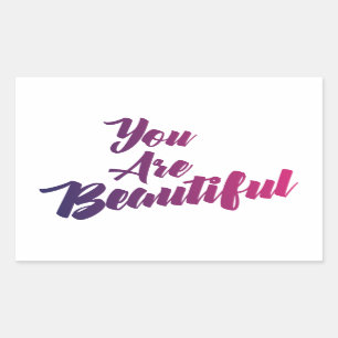 Je bent mooie stickers