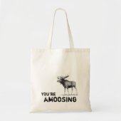 Je bent Moose canvas tas aan het ontroeren. (Voorkant)