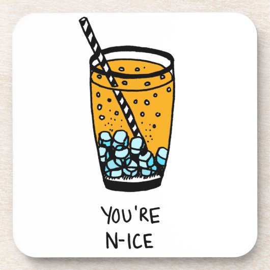 Je bent N-Ice Bier Onderzetter (Voorkant)