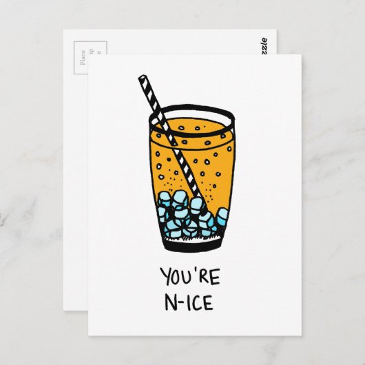 Je bent N-Ice Briefkaart (Voorkant / Achterkant)