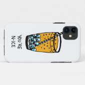 Je bent N-Ice Case-Mate iPhone Case (Achterkant (horizontaal))
