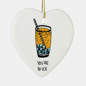 Je bent N-Ice Keramisch Ornament (Rechts)