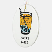 Je bent N-Ice Keramisch Ornament (Links)