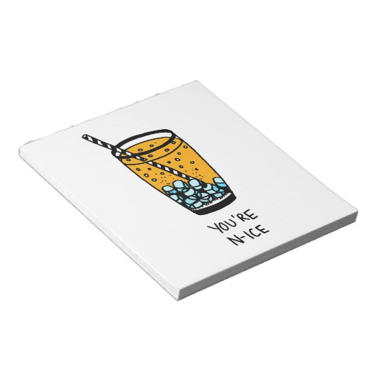 Je bent N-Ice Notitieblok (Schuin)