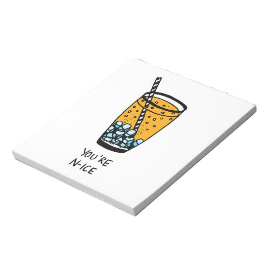 Je bent N-Ice Notitieblok (Linkerzijde)