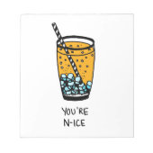 Je bent N-Ice Notitieblok (Voorkant)