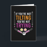 Je bent Nat Tilting Pinball Arcade Retro Kaart<br><div class="desc">You have a pinball or pinball hobby with pinball machine in the bastion? Then this arcade retro highscore gift for Concreation,  birthday for men and women as well as friends.</div>