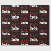 Je bent Naughty 2020 Quarantine Kerstmis. Cadeaupapier (Vlak)