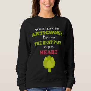 Je bent net een Artichoke omdat het beste deel is Trui