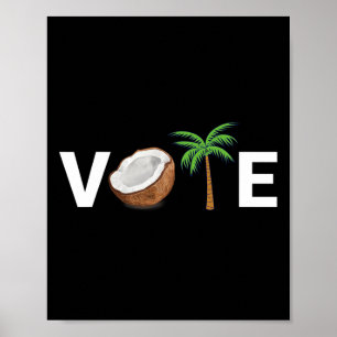 Je bent net uit een kokosnootboom gevallen Harris Poster