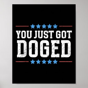 Je bent net weggelopen bij het Trump Department of Poster
