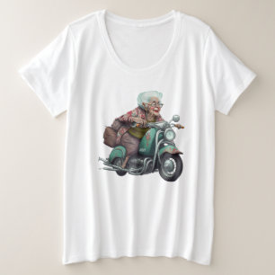Je bent net zo oud als je je grappig voelt grote maat t-shirt