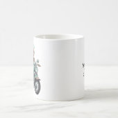 Je bent net zo oud als je je grappig voelt koffiemok (Center)