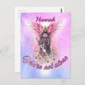 Je bent niet alleen briefkaart (Voorkant / Achterkant)