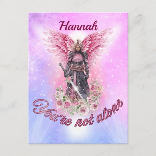 Je bent niet alleen briefkaart (Voorkant)