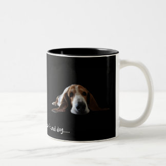 Je bent niet alleen een hond tweekleurige koffiemok