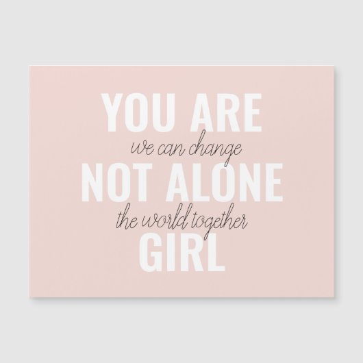 Je bent niet alleen een positieve motivatie-prijso (Voorkant)