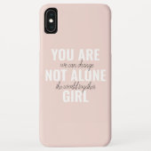 Je bent niet alleen een positieve motivatie-prijso Case-Mate iPhone case (Achterkant)