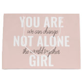 Je bent niet alleen een positieve motivatie-prijso groot cadeauzakje (Voorkant)