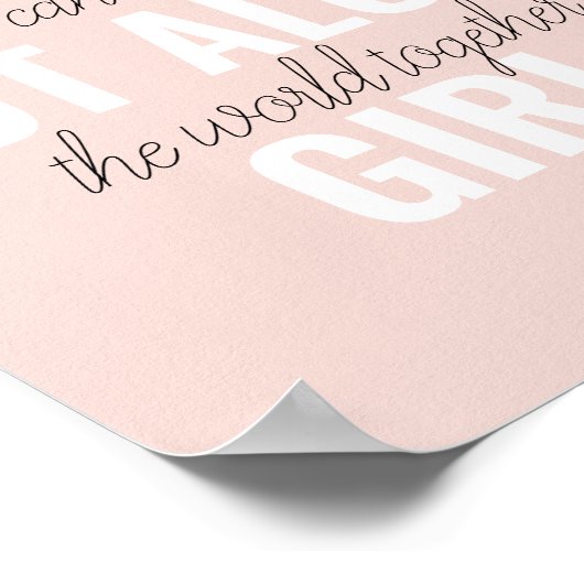 Je bent niet alleen een positieve motivatie-prijso poster (Hoek)