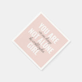 Je bent niet alleen een positieve motivatie-prijso servet (Hoek)