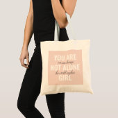 Je bent niet alleen een positieve motivatie-prijso tote bag (Voorkant (product))