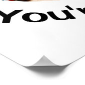 Je bent niet alleen een vader...je bent een hond d poster (Hoek)