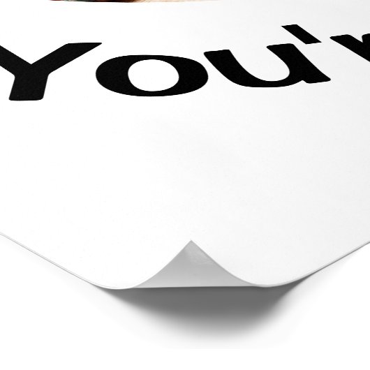 Je bent niet alleen een vader...je bent een hond d poster (Hoek)