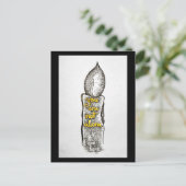 Je bent niet alleen, ik ben hier vriendschap citaa briefkaart (Staand voorkant)